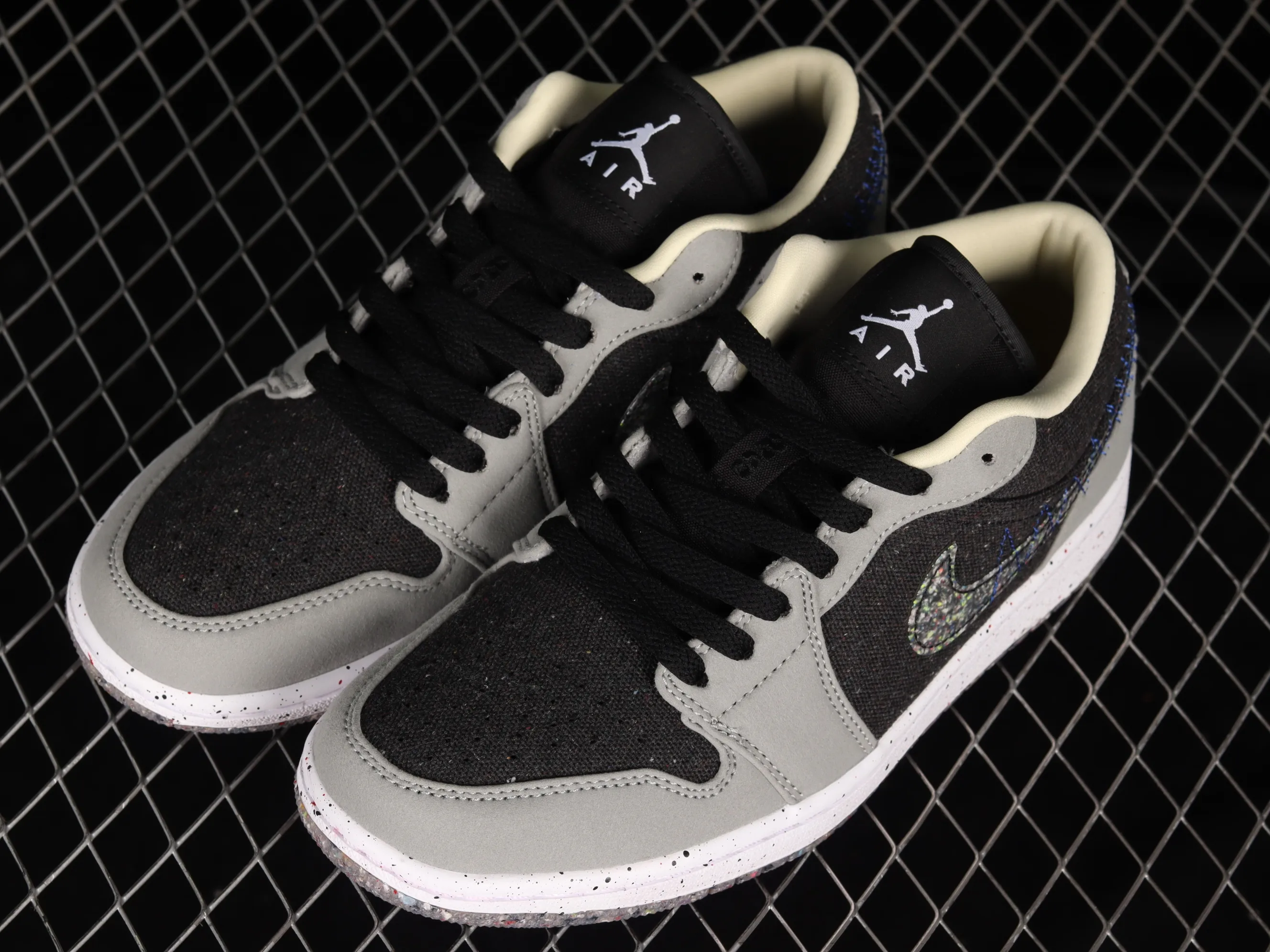 All categories Air Jordan Jordan series basketball shoes Air Jordan 1 Low G version pure original Air Jordan 1 Low AJ1 Joe 1 gray blue black stitching low-top cultural leisure sports sneakers DM4657-001